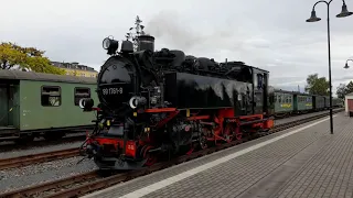 A trip on Lößnitzgrundbahn behind 99 1761