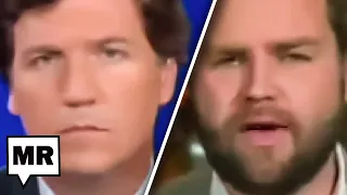 Tucker And JD Vance Go Full Alex Jones Tinfoil With COVID Conspiracy