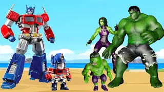 Evolution of HULK Family VS NEW TRANSFORMERS: RISE OF THE BEASTS : Who Is The King Of Monsters?