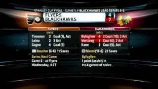 Philadelphia Flyers vs Chicago Blackhawks Game 5 Playoffs 6/6/10