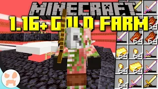 Zombified Piglin GOLD FARM TUTORIAL! | Efficient, Semi Auto, Minecraft 1.16+