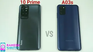 Redmi 10 Prime vs Galaxy A03S SpeedTest and Camera Comparison