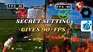 This Setting Gives 90+ Fps In All Emulator|Free fire