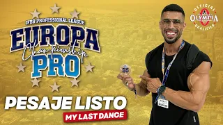 PESAJE LISTO | 2 DAYS OUT EUROPEAN PRO | MENS PHYSIQUE IFBB PRO Mauro Fialho