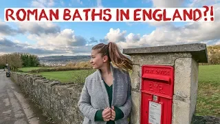 Ancient Roman Hot Spring Baths in England | Bath, Somerset | England Road Trip Travel Vlog 3