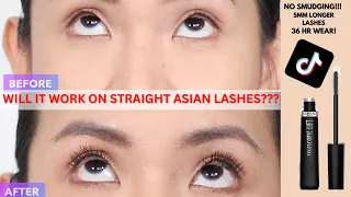 Viral Tik tok L'oreal telescopic lift mascara review| 8 HR WEAR TEST ON SHORT STRAIGHT ASIAN LASHES