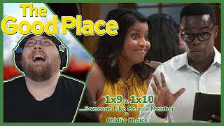 First Time Watching: The Good Place 1x9 & 1x10 REACTIONS! | Someone Like Me... & Chidi's Choice