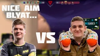 S1MPLE ИГРАЕТ ШОУ МАТЧ ПРОТИВ EVELONE'А / VALORANT