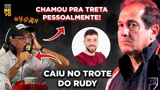 VÉIO FANÁTICO cai em trollagem e chama "Muricy" pra TRETA AO VIVO | @CanaldoRudy