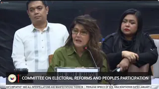 LIVE | Pagpapatuloy ng imbestigasyon ng Senado kaugnay ng People’s Initiative #News5