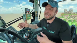 Трактор CLAAS AXION 950 сеялка AMAZONE DMC 9000