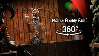 360°| MOLTEN FREDDY FAIL!! - FNAF6/FFPS [SFM] (VR Compatible)