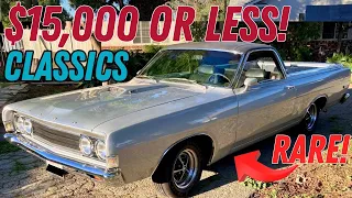 Affordable Classic Cars for Sale! Classic Car Prices are $15,000 or Less | All Drivable Cars