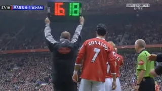 THE DAY CRISTIANO RONALDO SUBSTITUTED & WON THE GAME FOR MANCHESTER UNITED