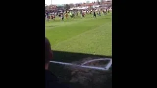 BARNET FC Pitch Invasion