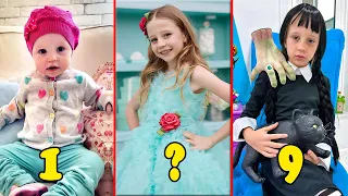 Like Nastya From 1 to 9 Years Old 2023 👉 @Teen_Star