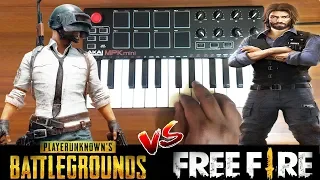 PUBG vs Free Fire | New Game Theme 2019 | Cover By Raj Bharath