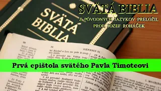 Prvá epištola svätého Pavla Timoteovi - Biblia SK