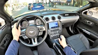 Ford Mustang GT-Convertible 5.0l V8 460HP - POV Test Drive & Fuel consumption check