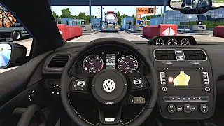 Euro Truck Simulator 2 | Volkswagen Scirocco [ Realistic gameplay] Steering Wheel + Shifter Part1