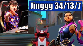 PRX Jinggg Dropped 34 Kills In An Immortal III Lobby | In Pearl | On Reyna | VALORANT