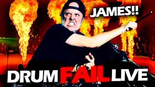 THE TRUTH BEHIND A RARE LARS ULRICH DRUM FAIL LIVE #METALLICA