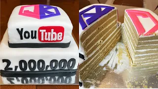 I Made a 2-Million Subscriber CAKE for Janet and Kate!