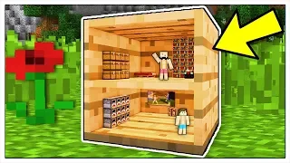 SI PUÒ COSTRUIRE UNA CASA DENTRO UN BLOCCO DI MINECRAFT ITA?