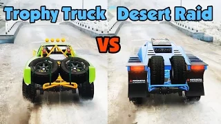 GTA Online: Trophy Truck vs. Desert Raid