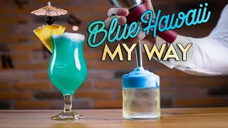 Blue Hawaii Cocktail: Classic vs. Elevated (with Blue Foam!)