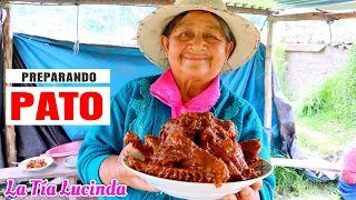 Preparando un Rico Pato de Corral - La Tía Lucinda - receta original