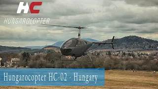 Hungarocopter HC-02 arrival and departure - Hármashatárhegyi repülőtér, 2023 Hungary/Ungarn/Maďarsko