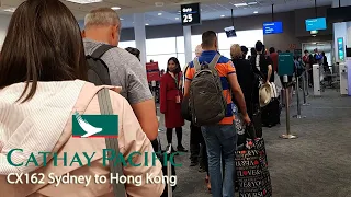 Cathay Pacific CX162 Sydney to Hong Kong