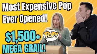Opening a Funko Pop mystery box from Chalice! We Pull our MOST EXPENSIVE Funko Mega grail EVER!