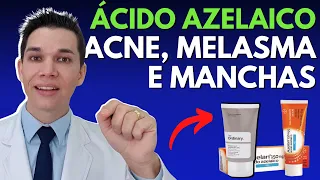 AZELAN e ÁCIDO AZELAICO para ACNE, MELASMA e outras Manchas da Pele | Como usar corretamente