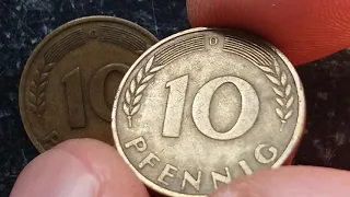 10 PFENNIG 1950 DEUTSCHLAND/GERMANY(Value,Worth On Description )