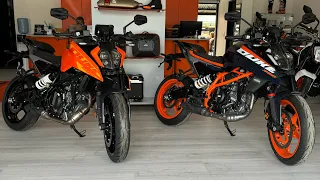 KTM DUKE 250 2024  VS KTM DUKE 390  2024