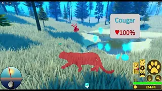 roblox yellowstone unleashed cougar hunts male elk