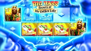 ВЫПАЛО БОНУСКА ПО СТАВКЕ 1400РУБ В BIG BASS SECRETS OF THE GOLDEN LAKE! ЗАНОСЫ НЕДЕЛИ!