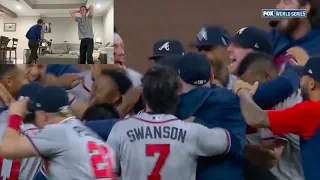 Braves Fans React to Final Out of the World Series 2021