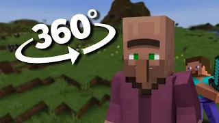 POV: YOU ARE A MINECRAFT VILLAGER | Minecraft 360º VR Video