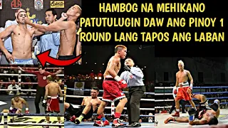 🇵🇭 Hambog na Mexicano Patutulugin daw ang Pinoy 1 Round Tapos ang Laban