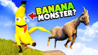 The SECRET BANANA Monster is Really a HUMAN! - Goat Simulator 3