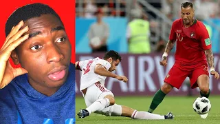 Young Football Fan Reacts To Ricardo Quaresma Sublime Showboat Skills & Goals