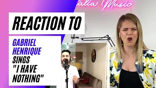 Voice Teacher Reacts to Gabriel Henrique - I Have Nothing