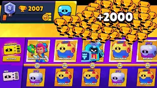 NONSTOP to 2000 TROPHIES Without Collecting BRAWL PASS! Brawl Stars