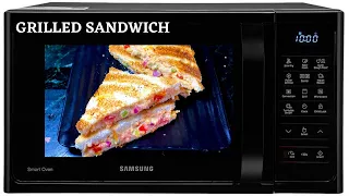 Make Grilled sandwich in Samsung Microwave oven in Hindi | sandwich ghar par kaise banaye |sandwich