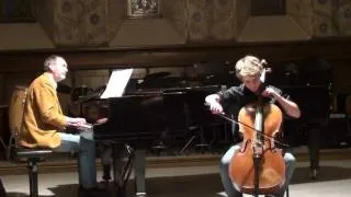 Daniel Thorell , cello 14y plays N.Paganini: Variations on one string on a theme by Rossini