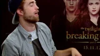 Robert Pattinson's sex face in Twilight Breaking Dawn Pt 2