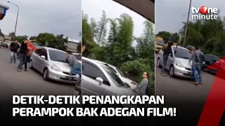 Dramatis! Aksi Penangkapan Perampok di Tol Pasir Koja Bikin Deg degan | tvOne Minute